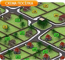 Схема поселка